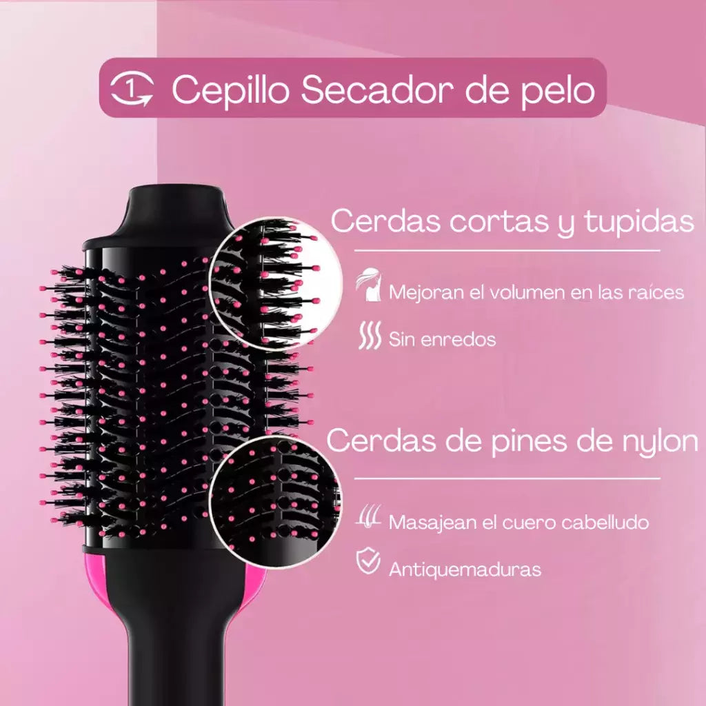 StyleLux™ - Cepillo Secador Alisador Volumizador 4 en 1
