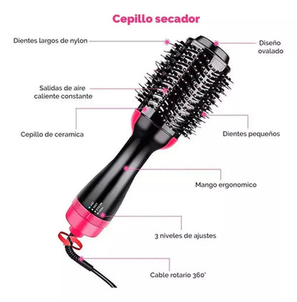 StyleLux™ - Cepillo Secador Alisador Volumizador 4 en 1